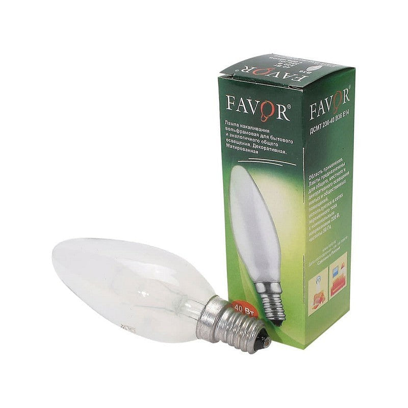 LAMPA FAVOR 40W SHAM MAT E14 B36