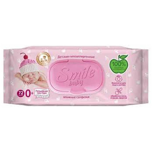 SMİLE NƏM SALFET UŞAQ 0+ 72 ƏDƏD