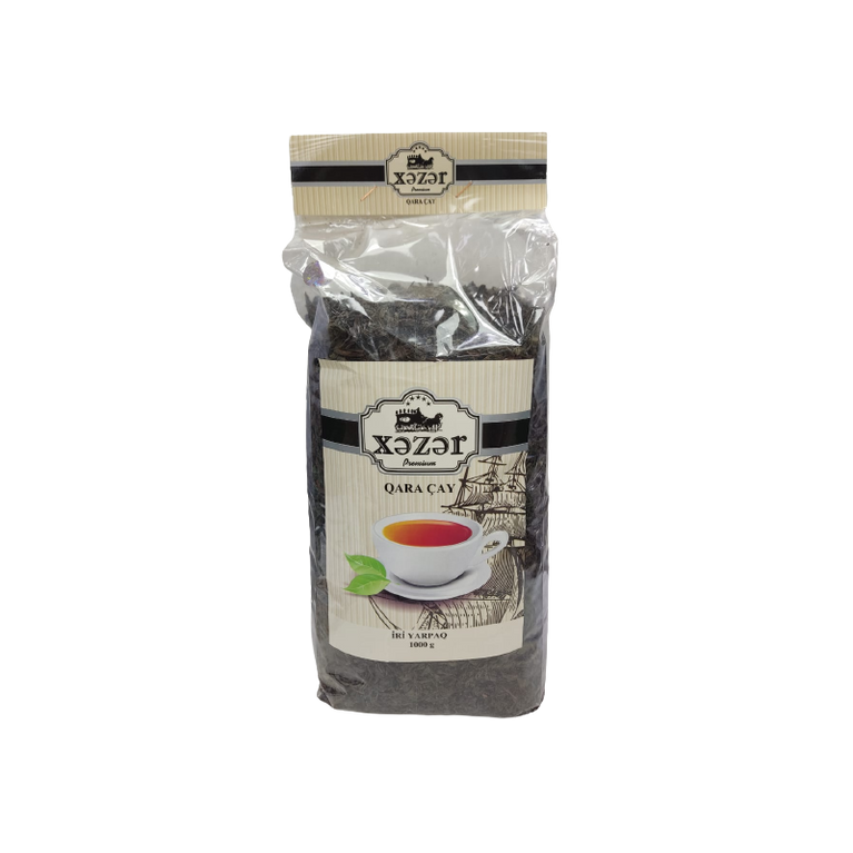 CAY XEZER 1KG QARA SHEFFAF PAKET