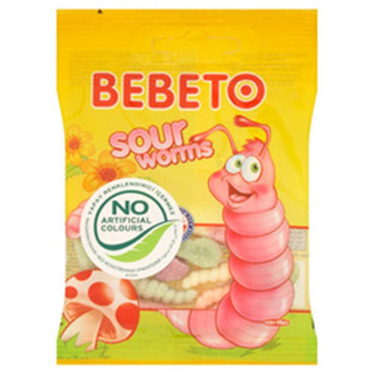 JELIBON BEBETO 20GR SOUR WORMS