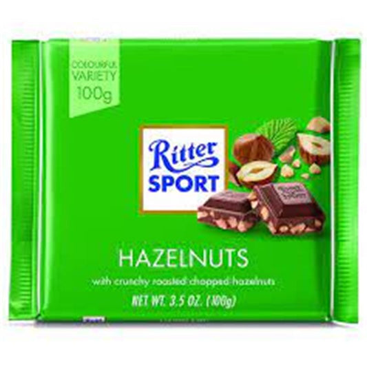 SHOK.RITTER SPORT 100GR HAZELNUTS