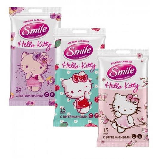 SMİLE CİB NƏM SALFET HELLO KİTTY 15 ƏD