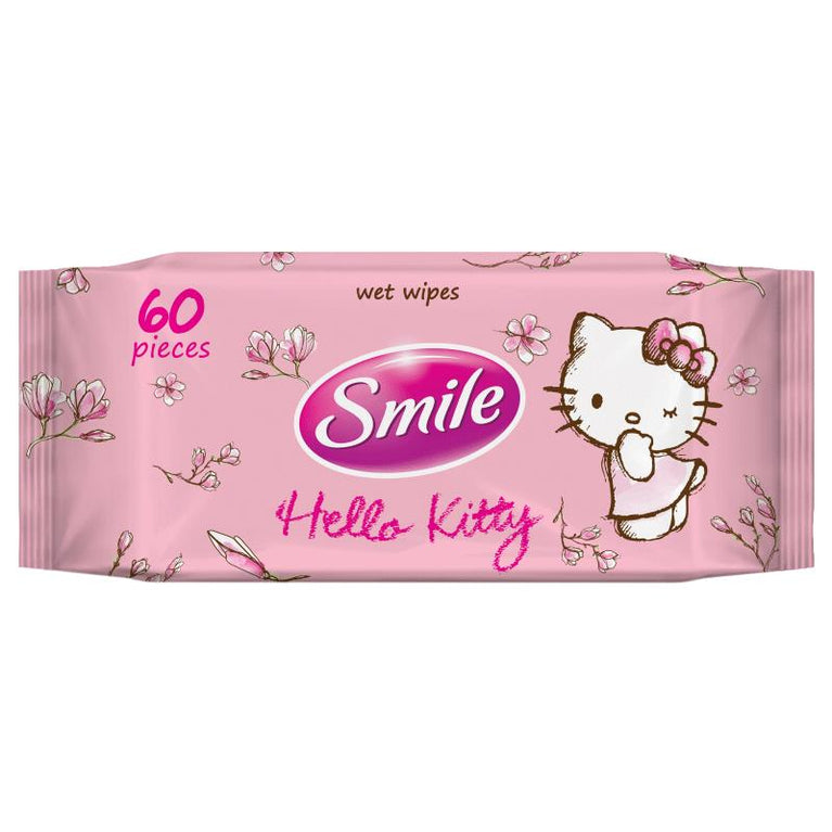 SMİLE NƏM SALFET HELLO KİTTY 60 ƏDƏD
