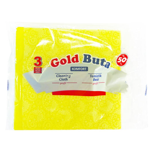 GOLD BUTA  TEMIZLIK BEZI 3LU
