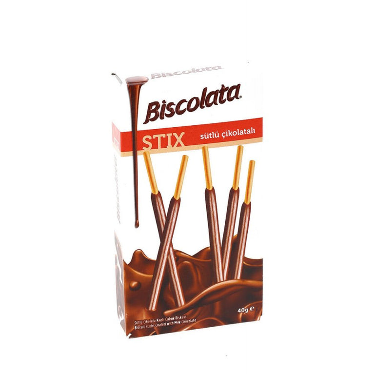 BISCOLATA STICS SUTLU CIKOLATALI 40 GR