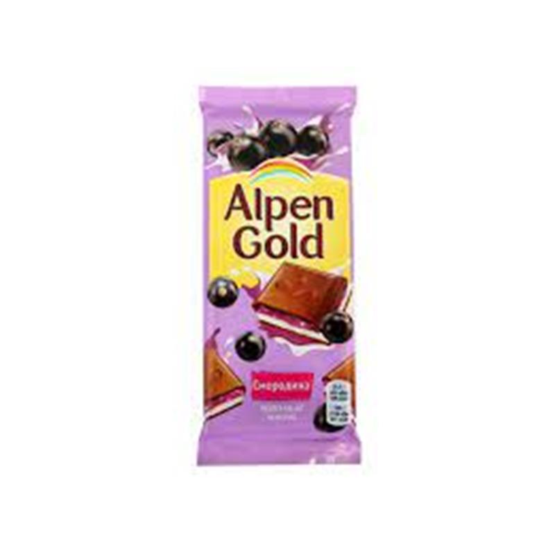 ALPEN GOLD SÜDLÜ QARAĞATLI  ŞOKOLAD
