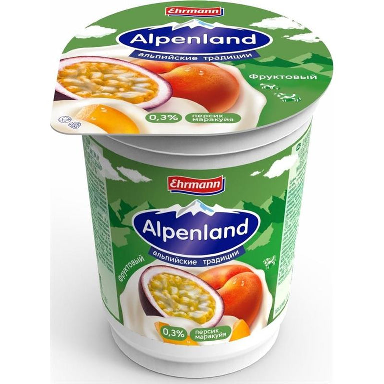 ALPENLAND 0.3% 320GR  SAFTALI-MARAKUYA