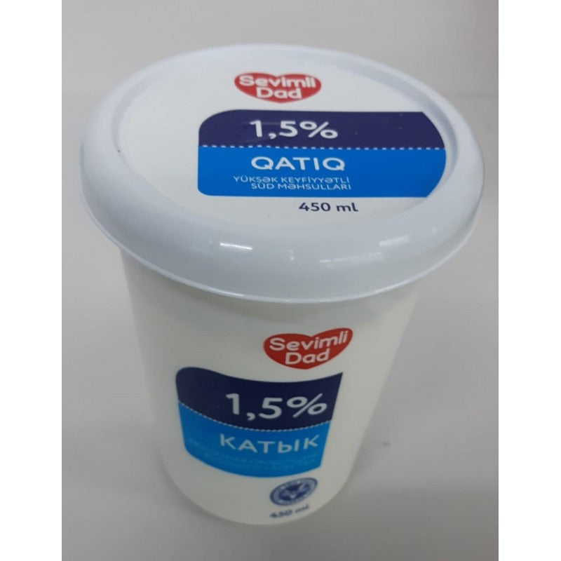 SEVİMLİ DAD QATIQ 450 ML 1,5%