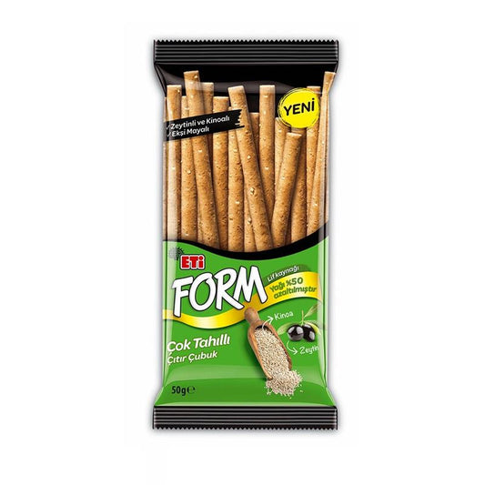 ETİ FORM ZEYTUN KİNOALI KEKİK ÇUBUQ 50GR