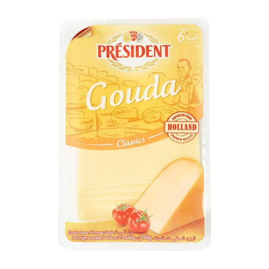 PRESİDENT DİLİMLİ GOUDA 150 GR 48%