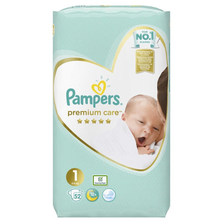 PAMPERS PREMİUM 2-5 KG N1 52 ƏDƏD