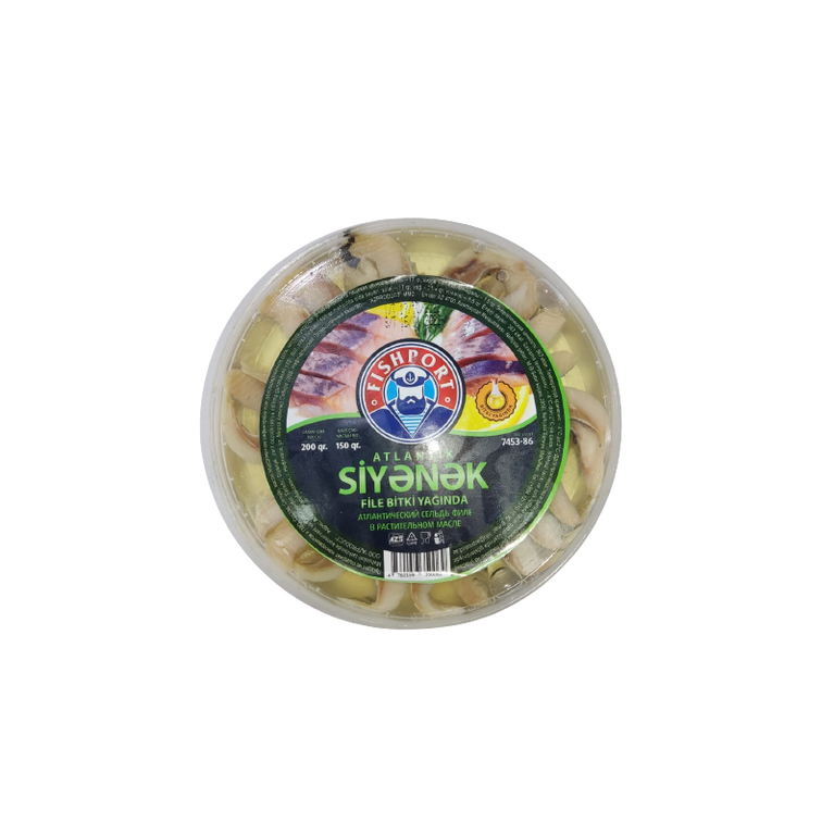 FİŞ PORT SİYƏNƏK FİLE YAĞDA 200 QR