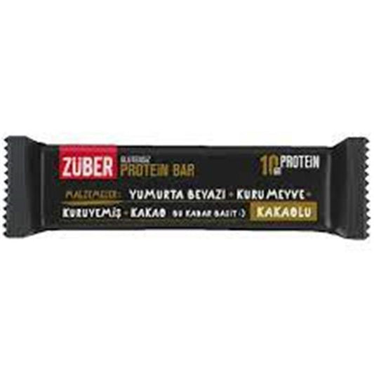 ZÜBER PROTEİN ŞOKOLAD KAKAOLU 35GR
