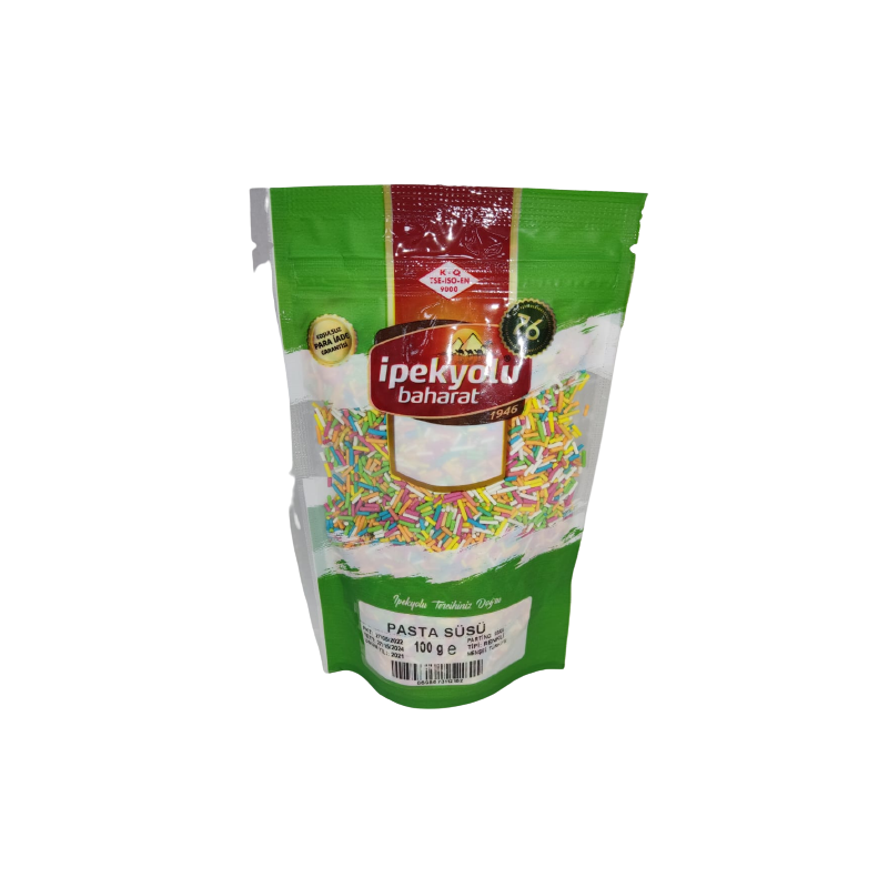 İPƏKYOLU RƏNGLİ TORT BƏZƏYİ 100GR