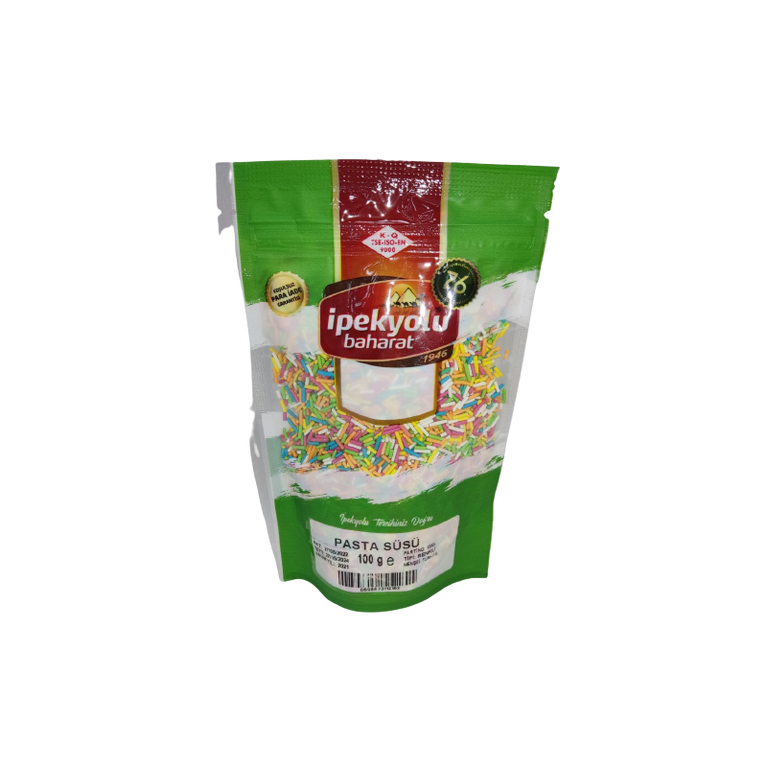 İPƏKYOLU RƏNGLİ TORT BƏZƏYİ 100GR