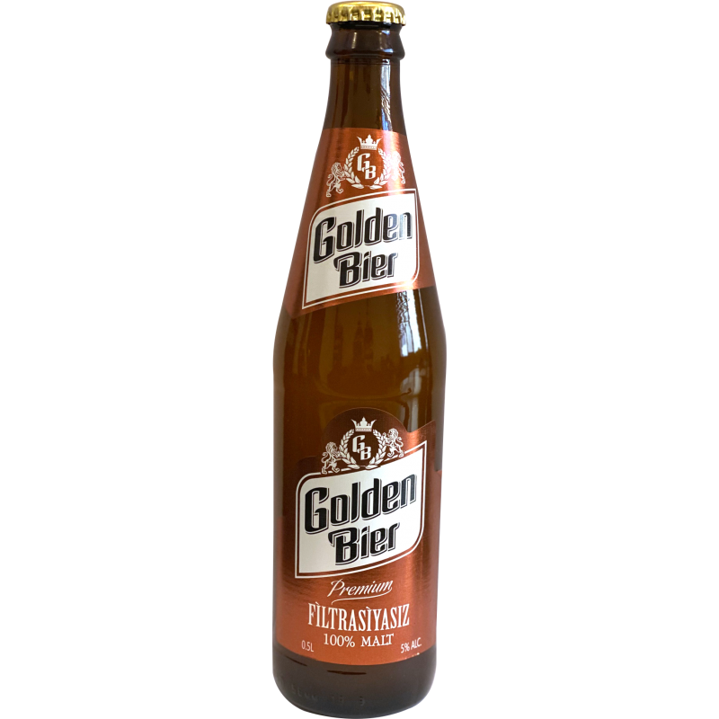 GOLDEN BIER PİVƏ 500 ML FİLTİRSİZ ŞÜŞƏ