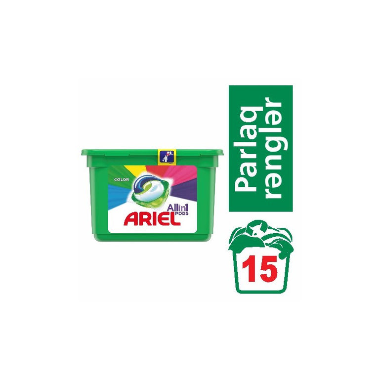 ARIEL KAPSUL PODS 15 ƏDƏDLİ RƏNGLİ