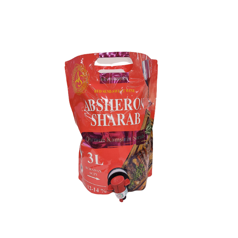 ABSERON QIRMIZI ŞƏRAB 3 L KƏMŞİRİN