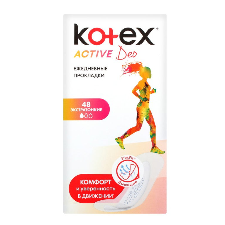 KOTEX LİNERS ACTİVE DEO 48X16 7886