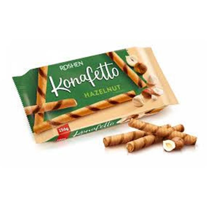ROSHEN TRUBOCKI KONFETTO HAZELNUT 140 GR