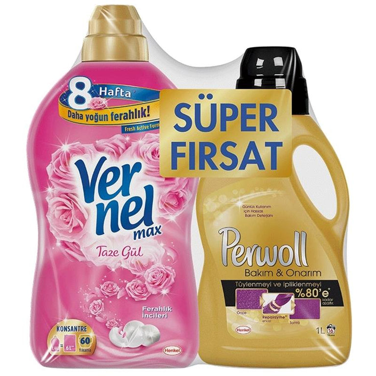 VERNEL 1.44 L+PERWOLL 1 L BƏRPA
