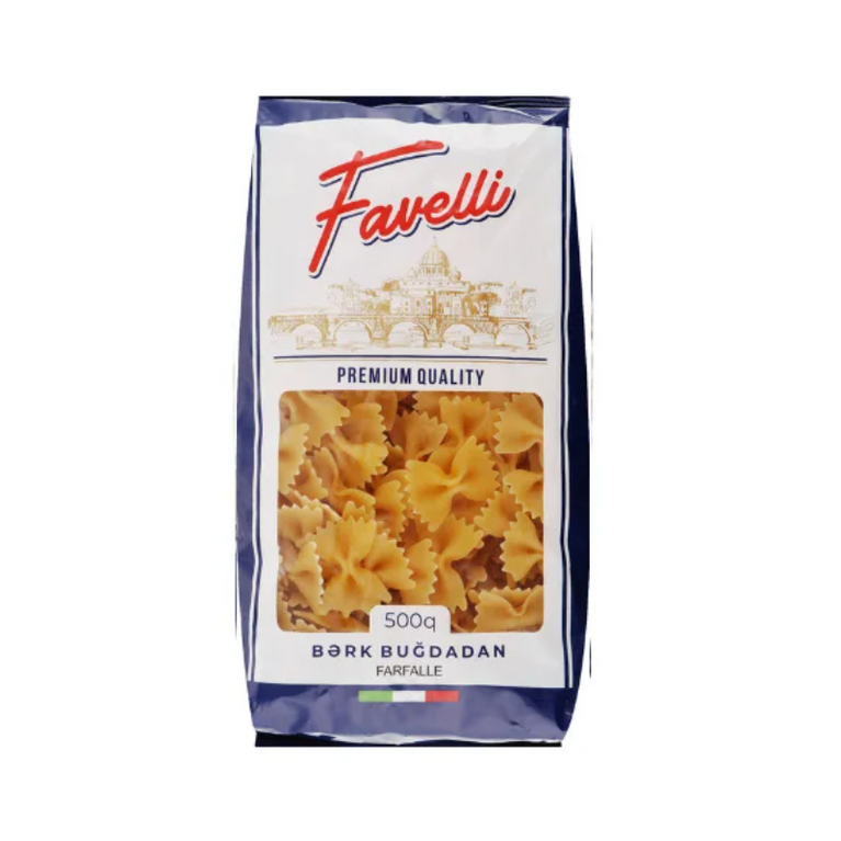 FAVELLİ KƏPƏNƏK MAKARON 500 QR