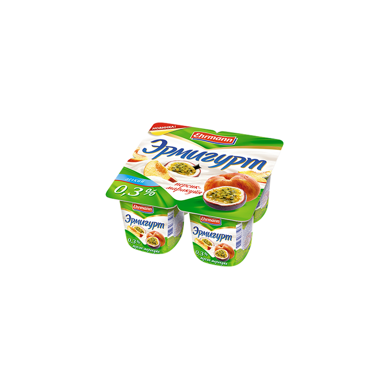 ERMIQURT YOGURT 0,3% 100 GR PERSIK-MARAK