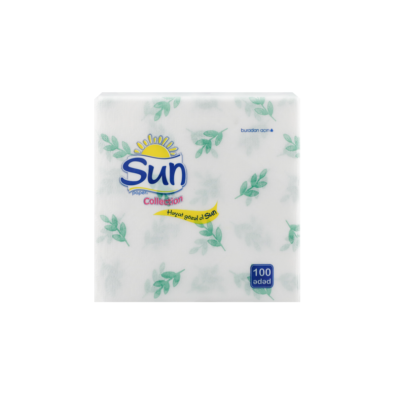 SUN KOLLEKS SALFET 30X30SM 100ƏD DEKOR