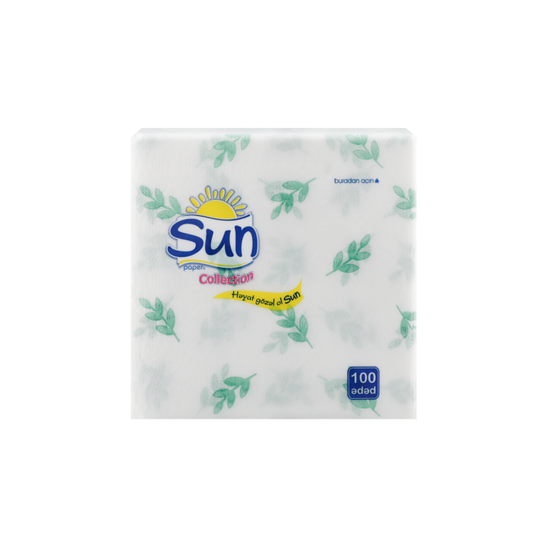 SUN KOLLEKS SALFET 30X30SM 100ƏD DEKOR