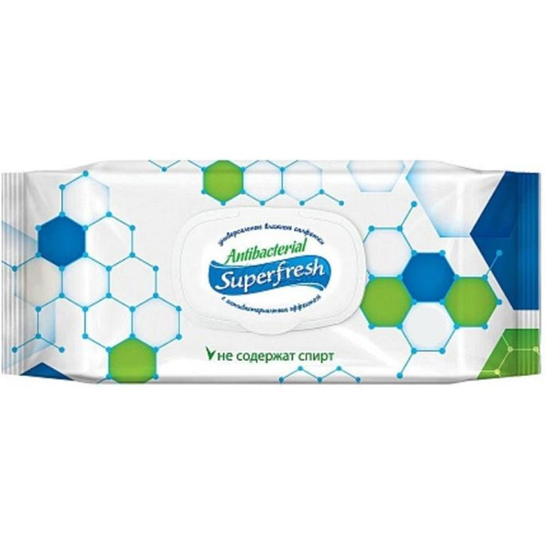 SÜPERFRESH NƏM SALFET ANTİBAK 120 ƏDƏD