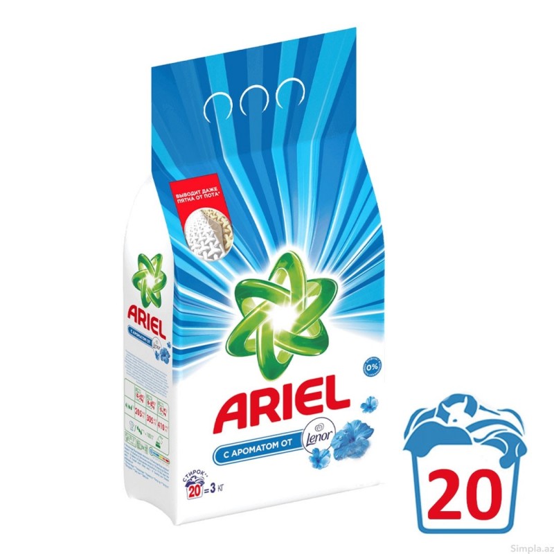 ARİEL YUYUCU TOZ 3 KQ LENOR FRES AVTOMAT
