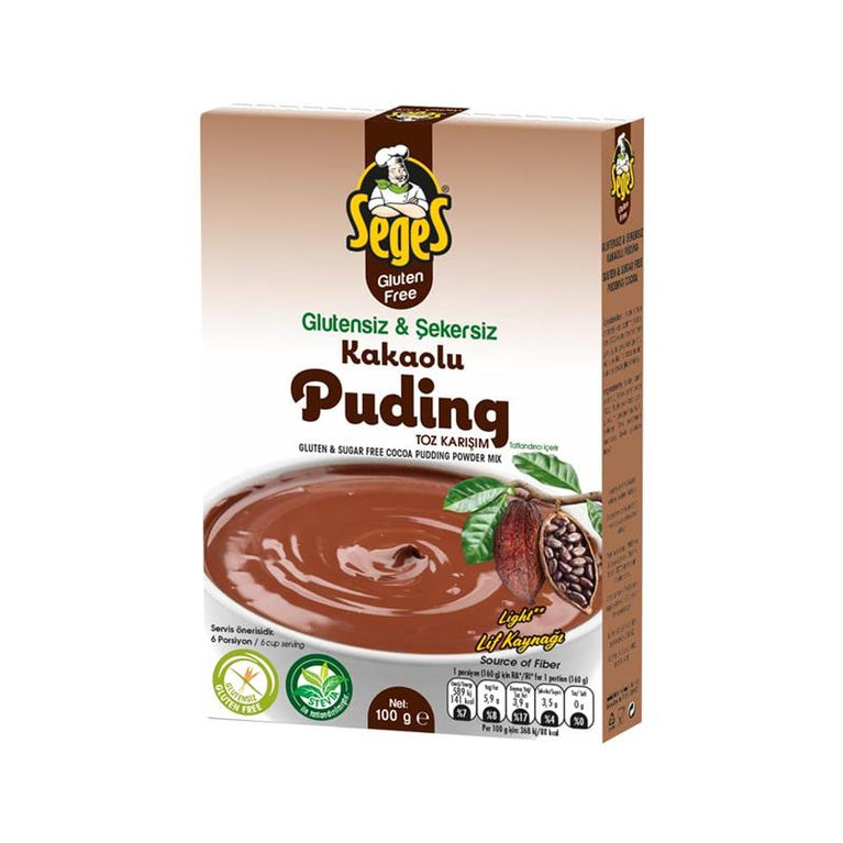 SEGES GLUTENSİZ PUDING KAKAO 100GR