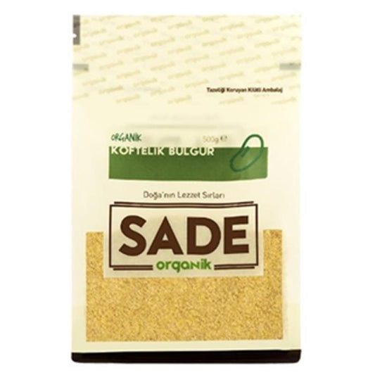 SADƏ ORQANİK KÖFTƏLİK BULQUR 500QR