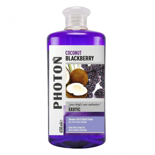 PHOTON DUŞ GELİ 650 ML KOKOS VƏ BÖYÜRTKA
