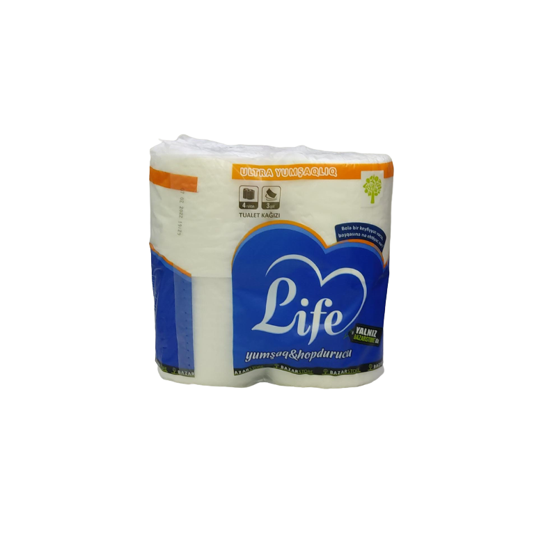 LIFE TUALET KAGIZI 4-LÜ 3QAT