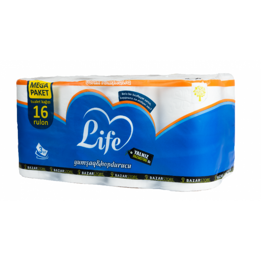 LIFE TUALET KAGIZI 16-LI 3QAT