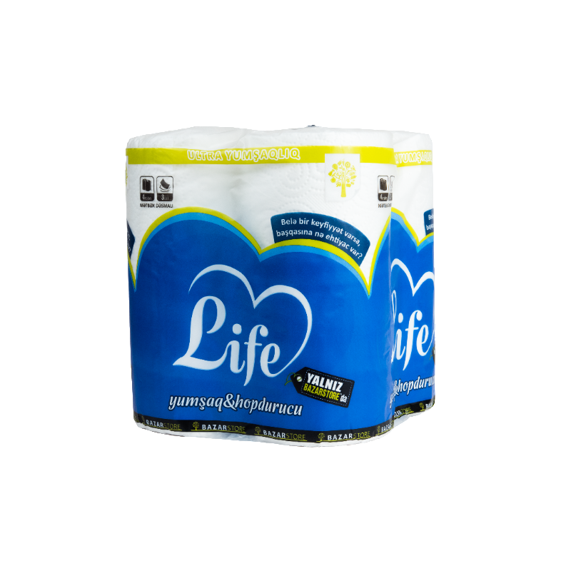 LIFE MƏTBƏX KAGIZI 4-LÜ 3QAT