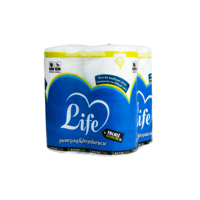 LIFE MƏTBƏX KAGIZI 4-LÜ 3QAT