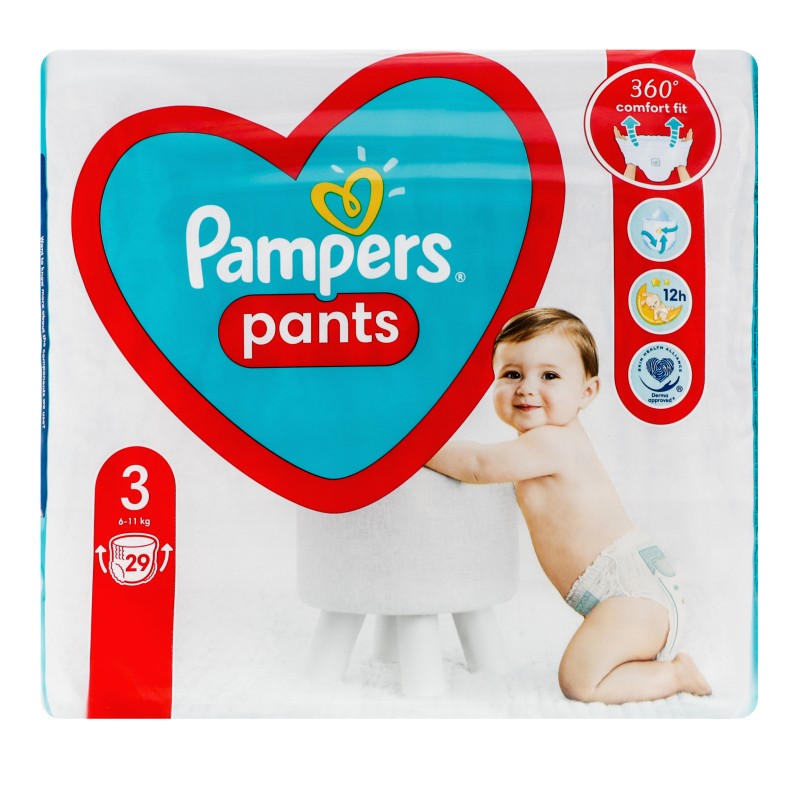 PAMPERS TUMAN SMALL 6-11 KG N3 29 ƏDƏD