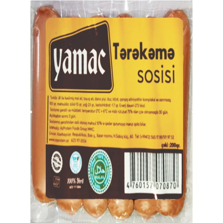 YAMAC SOSİS TƏRƏKƏMƏ 200 QR