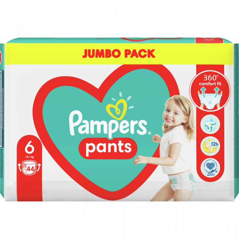 PAMPERS TUMAN JUMBO 15+ KG N6 44 ƏDƏD