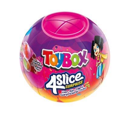 TOYBOX4SLICE SURPRISE BALL GIRL 10GR