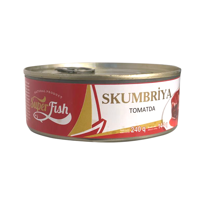 SUPER FİSH SKUMBRİYA TOMATDA 240 GR