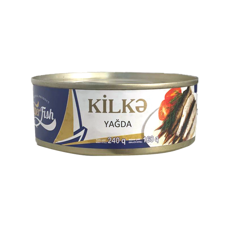 SUPER FİSH KİLKƏ YAĞDA 240 GR