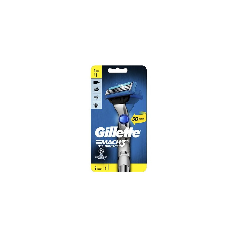 GİLLETTE MACH3 557TURBO  RAZOR 2CATRİDGE