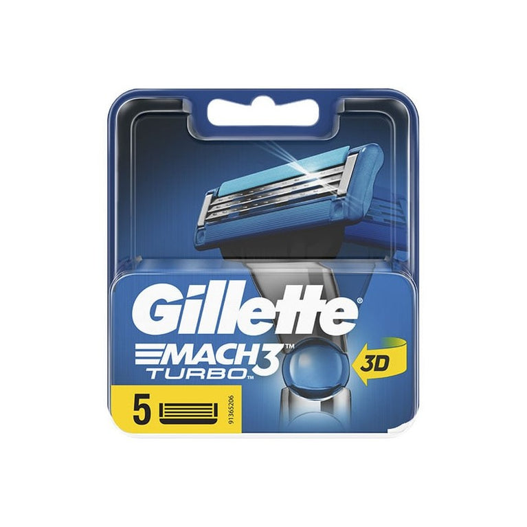 GILLETTE MACH3 TURBO  CATRIDGE 5LI
