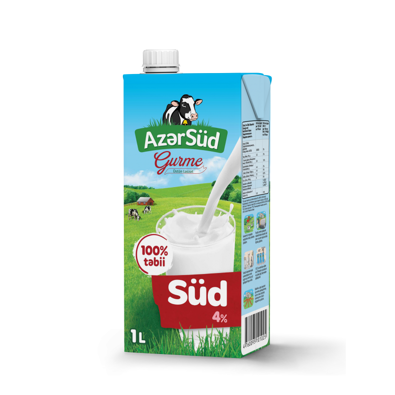 AZƏRSÜD GURME 4 % 1 LT