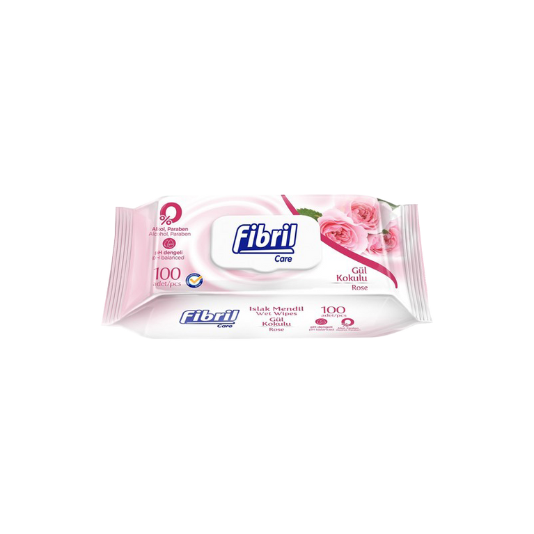 FİBRİL YAŞ DƏSMAL 90 ƏDƏD GÜL