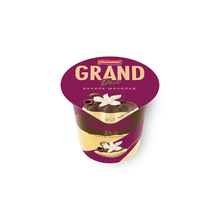 GRAND DUO YOQURT 230 ŞOKOLAD VANİLLİ