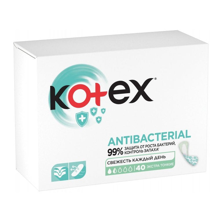 KOTEX LINERS BEZ 40EDED ANTIBAKTERIAL